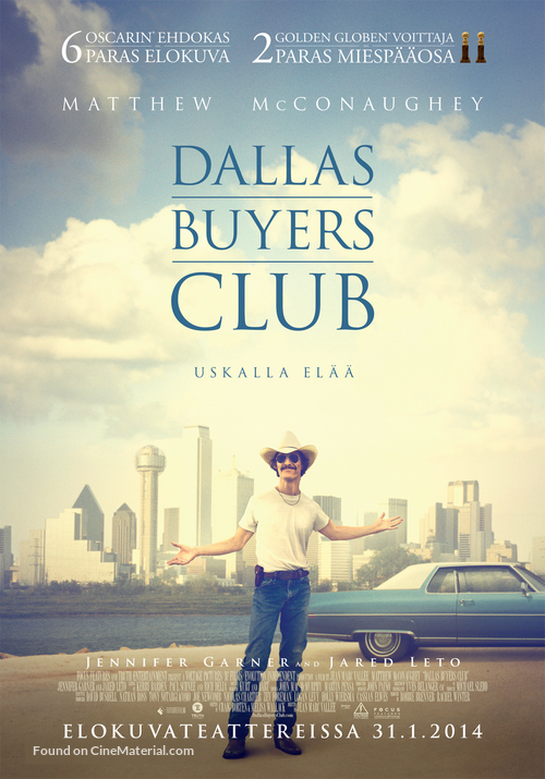 Dallas Buyers Club - Finnish Movie Poster