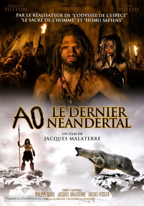 Ao, le dernier N&eacute;andertal - French Movie Cover