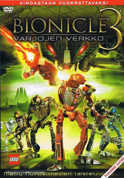 Bionicle 3: Web of Shadows - Finnish DVD movie cover