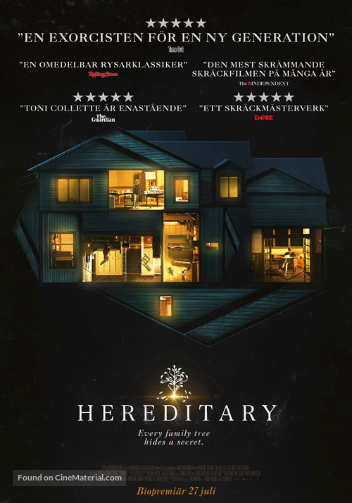 Hereditary - Swedish Movie Poster