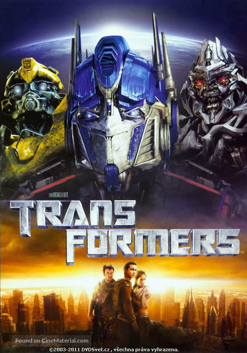 Transformers - Czech DVD movie cover