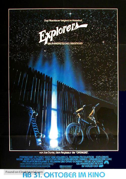 Explorers - German Movie Poster