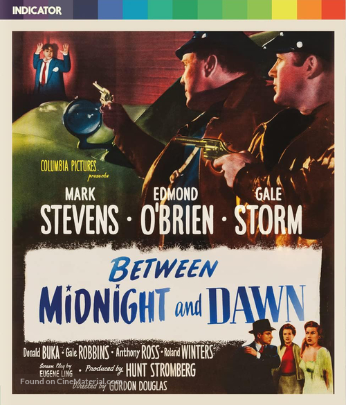 Between Midnight and Dawn - British Blu-Ray movie cover