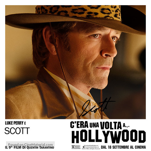 Once Upon a Time in Hollywood - Italian Movie Poster