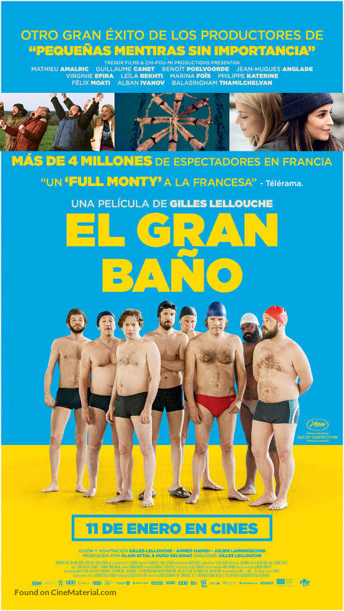 Le grand bain - Spanish Movie Poster