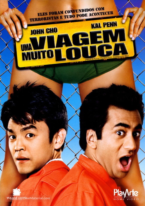 Harold &amp; Kumar Escape from Guantanamo Bay - Brazilian DVD movie cover