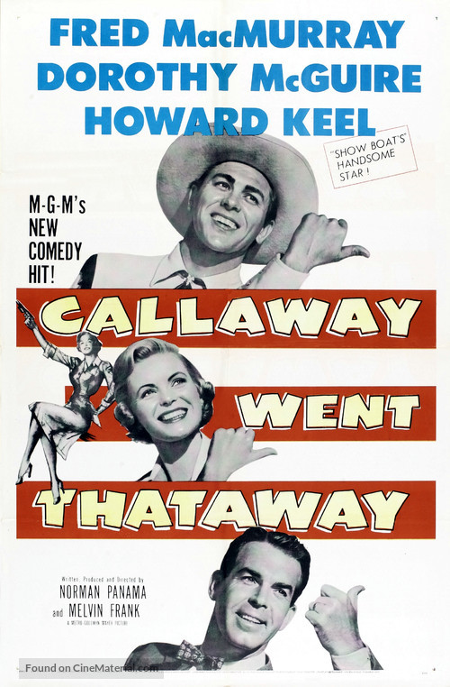 Callaway Went Thataway - Movie Poster