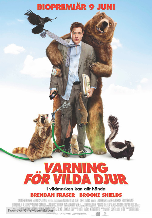 Furry Vengeance - Swedish Movie Poster