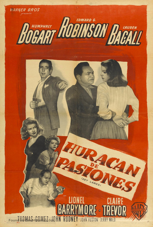 Key Largo - Argentinian Movie Poster