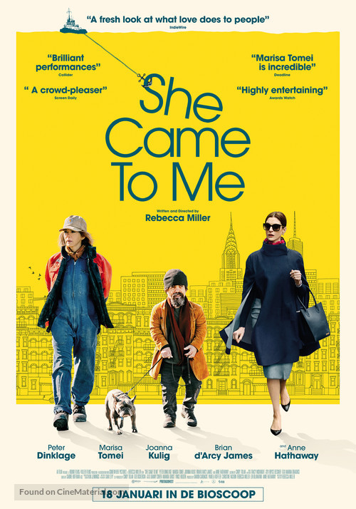 She Came to Me - Dutch Movie Poster