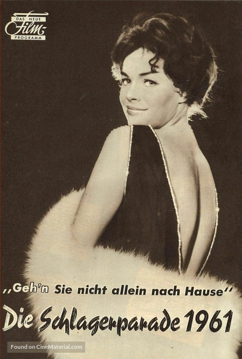 Schlagerparade 1961 - German poster