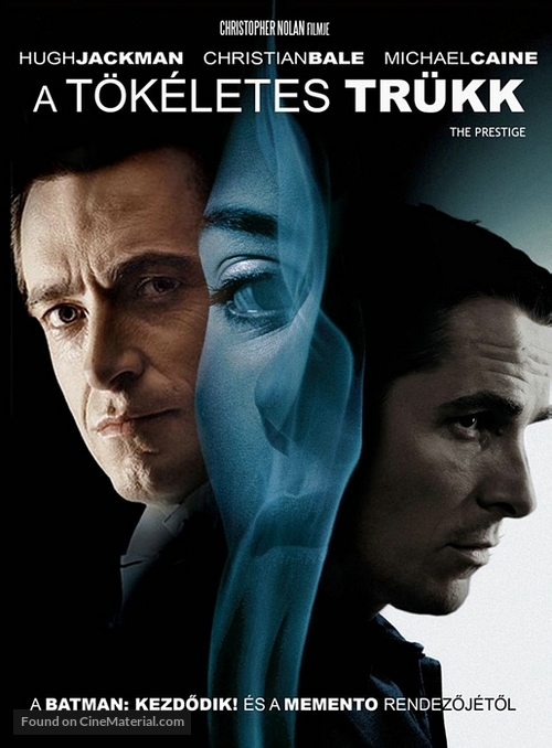 The Prestige - Hungarian DVD movie cover