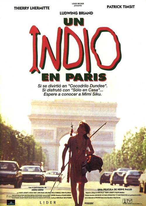 Un indien dans la ville - Spanish Movie Poster