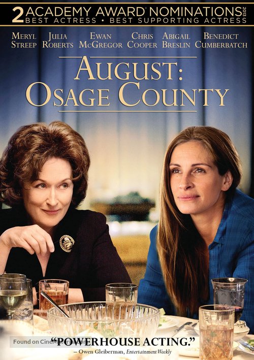 August: Osage County - DVD movie cover
