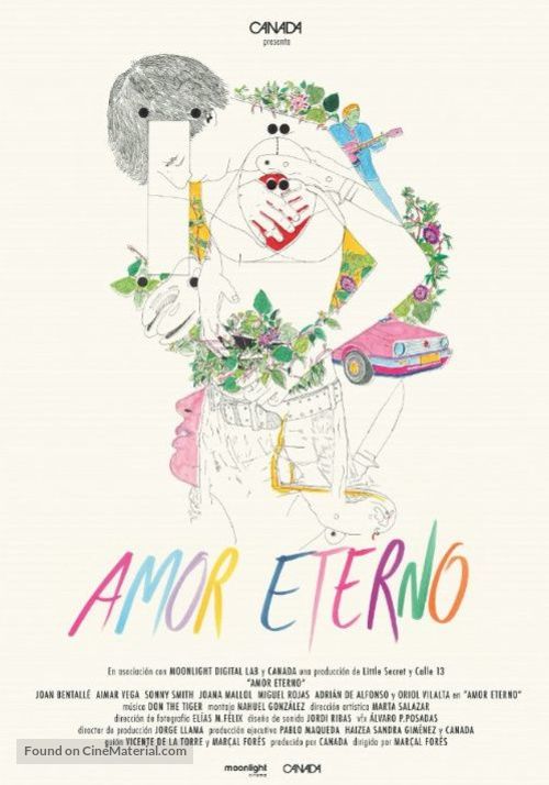 Amor eterno - Spanish Movie Poster