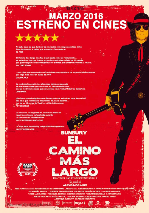 El camino m&aacute;s largo - Spanish Movie Poster