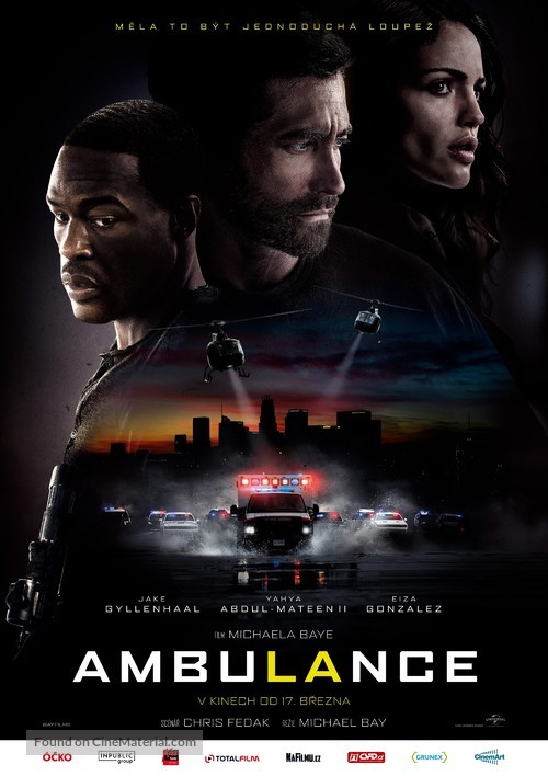 Ambulance - Czech Movie Poster