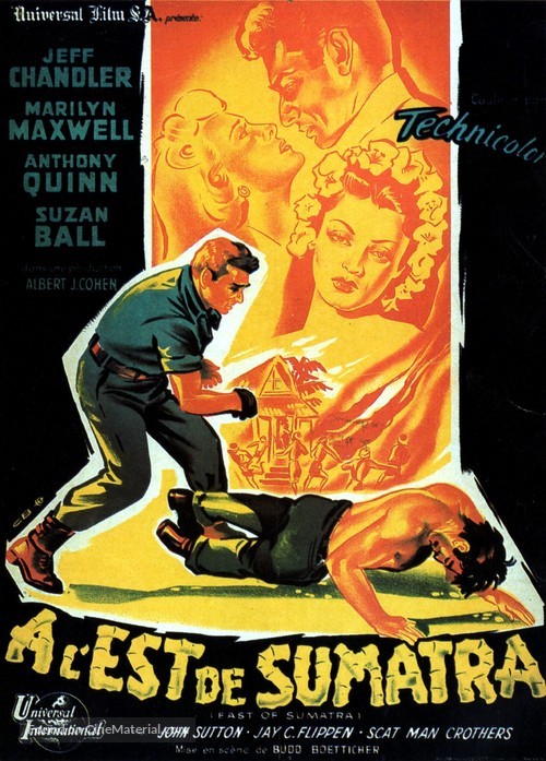 East of Sumatra - French Movie Poster