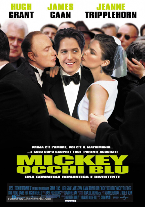 Mickey Blue Eyes - Italian Movie Poster