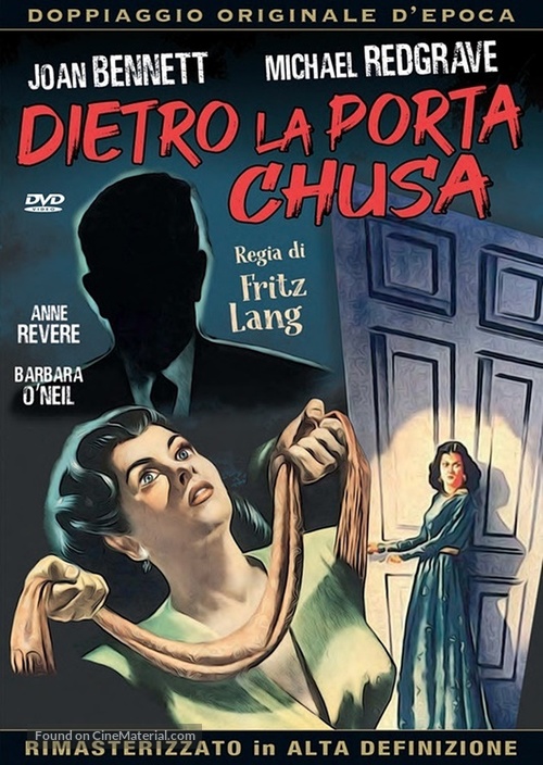 Secret Beyond the Door... - Italian DVD movie cover