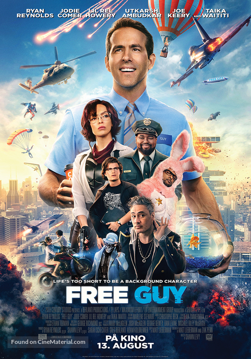 Free Guy - Norwegian Movie Poster