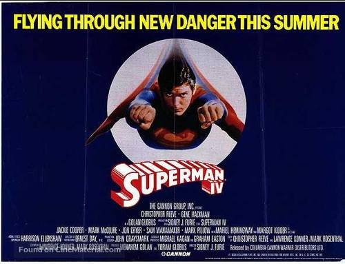 Superman IV: The Quest for Peace - British Movie Poster