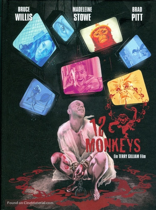 Twelve Monkeys - German Blu-Ray movie cover