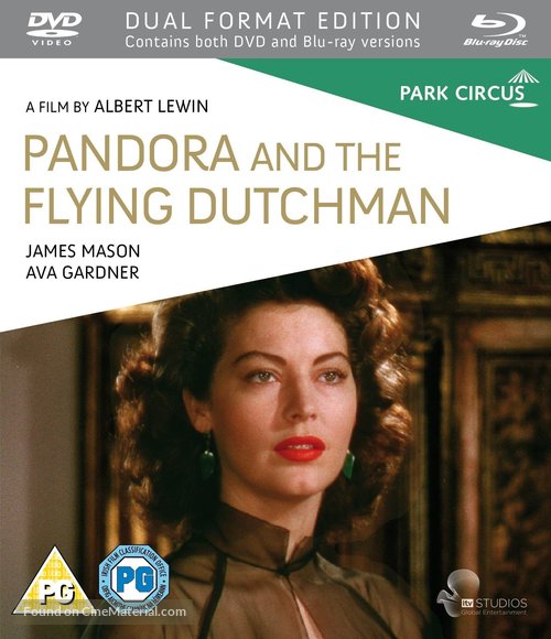 Pandora and the Flying Dutchman - British Blu-Ray movie cover