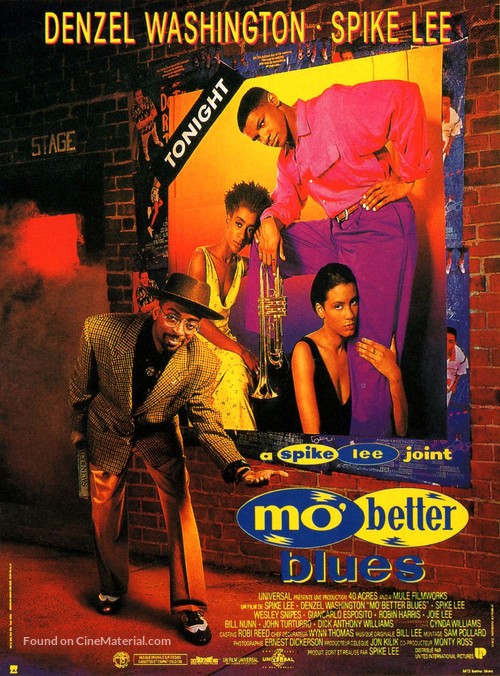 Mo Better Blues - French Movie Poster