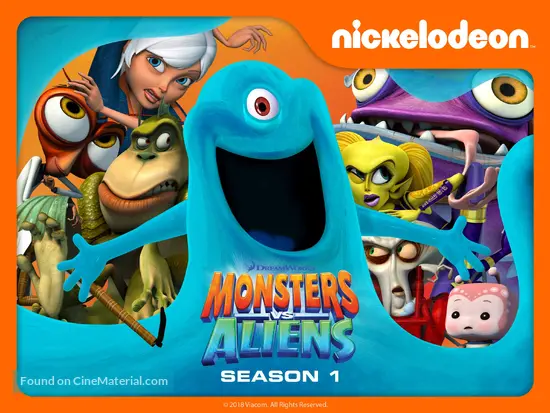 &quot;Monsters vs. Aliens&quot; - Video on demand movie cover