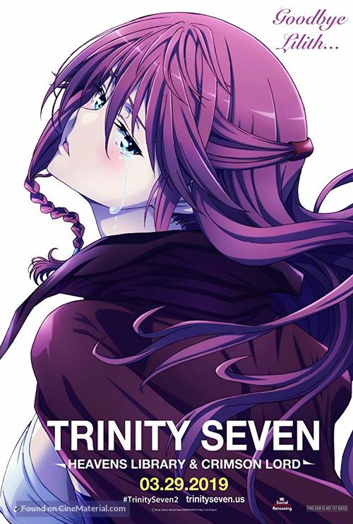Trinity Seven: Heavens Library &amp; Crimson Lord - Movie Poster