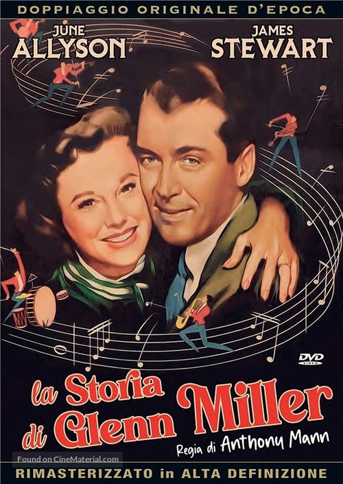 The Glenn Miller Story - Italian DVD movie cover
