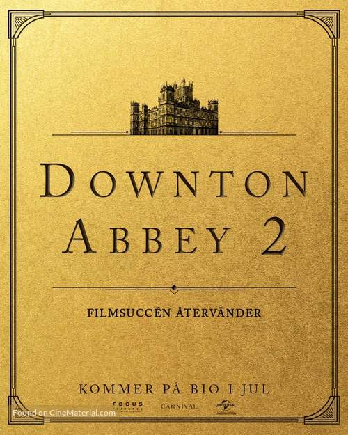 Downton Abbey: A New Era - Swedish Movie Poster