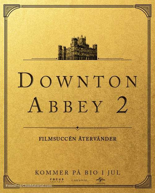 Downton Abbey: A New Era - Swedish Movie Poster