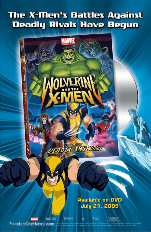 &quot;Wolverine and the X-Men&quot; - Video release movie poster