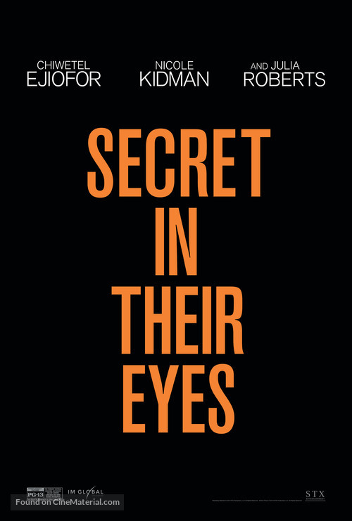 Secret in Their Eyes - Movie Poster