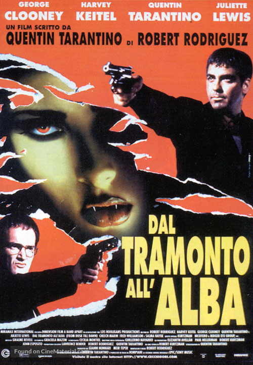From Dusk Till Dawn - Italian Movie Poster