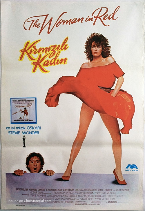 The Woman in Red - Turkish Movie Poster