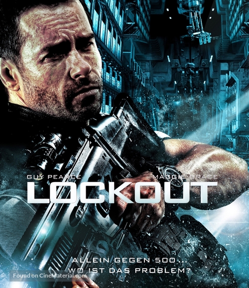 Lockout - German Blu-Ray movie cover