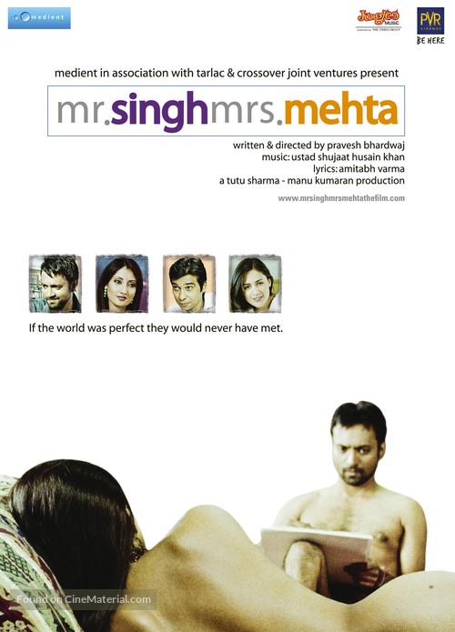 Mr. Singh/Mrs. Mehta - Indian Movie Poster