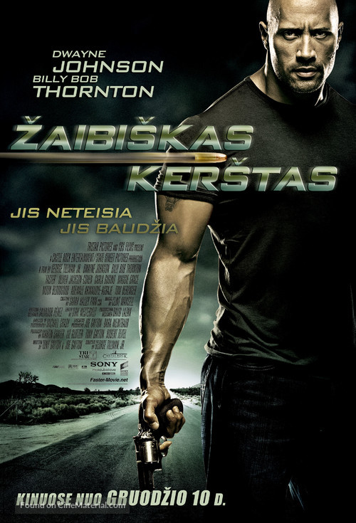 Faster - Lithuanian Movie Poster