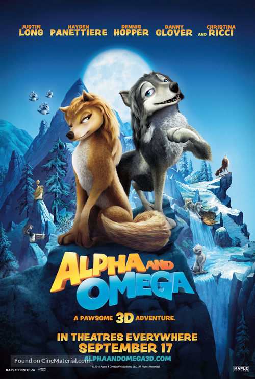 Alpha and Omega - Canadian Movie Poster