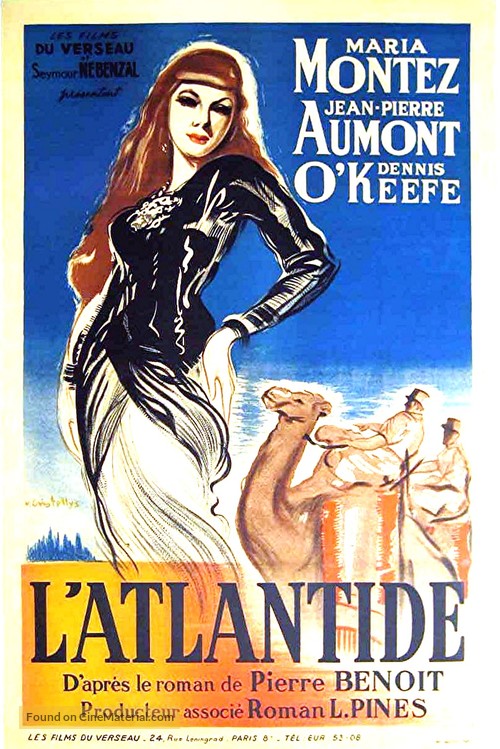 Siren of Atlantis - French Movie Poster