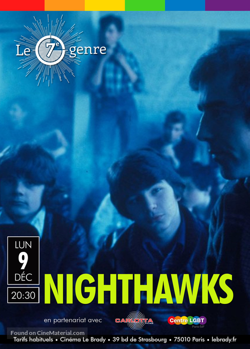 Nighthawks - French Re-release movie poster