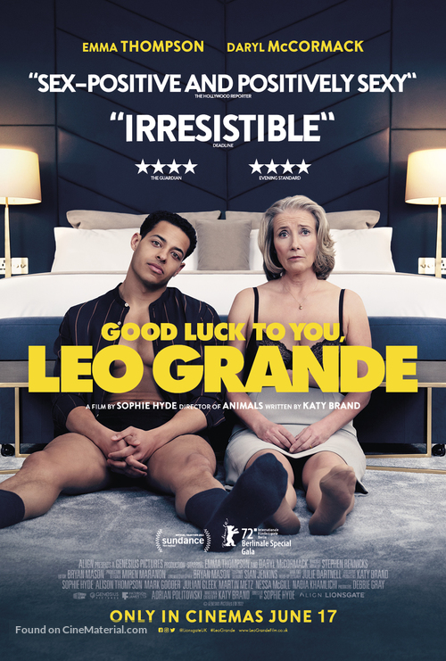 Good Luck to You, Leo Grande - British Movie Poster