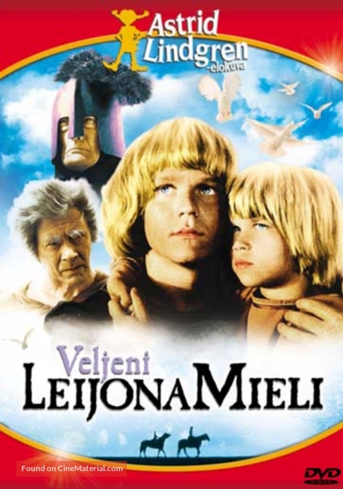 Br&ouml;derna Lejonhj&auml;rta - Finnish DVD movie cover