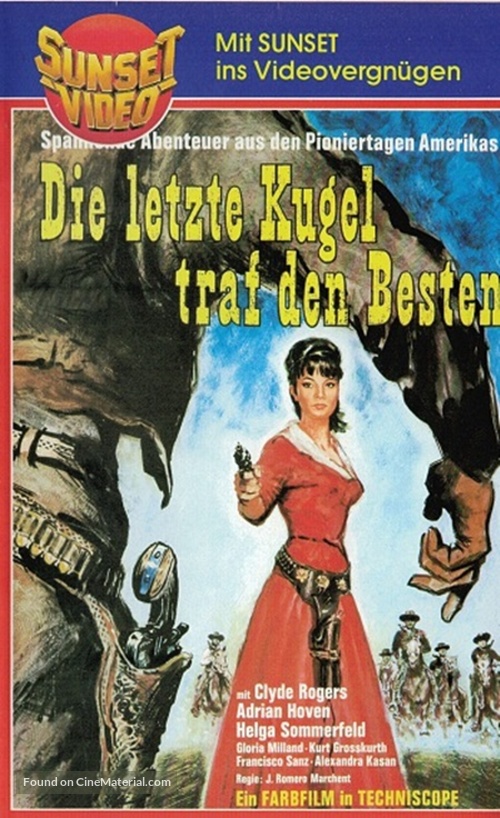 Aventuras del Oeste - German VHS movie cover