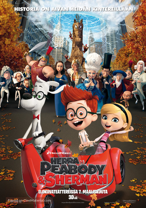 Mr. Peabody &amp; Sherman - Finnish Movie Poster