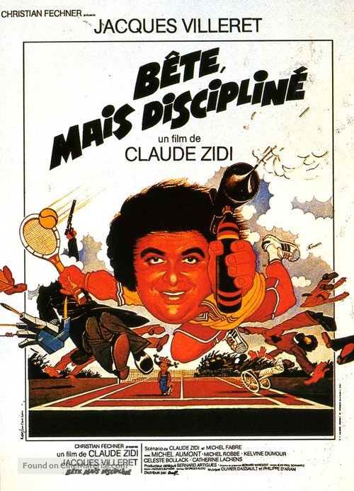 B&ecirc;te, mais disciplin&eacute; - French Movie Poster
