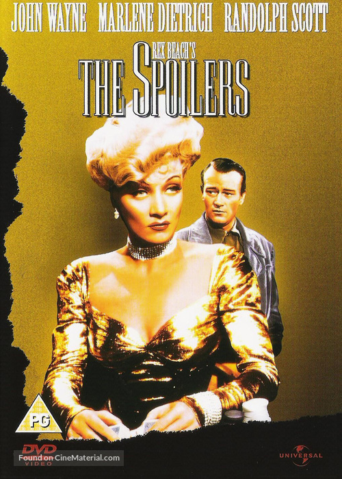 The Spoilers - British DVD movie cover